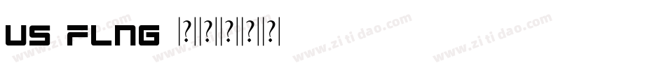 US-Flag字体转换