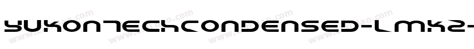 YukonTechCondensed-LMKZ字体转换