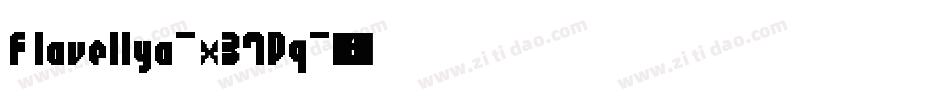 Flavellya-x37Pq字体转换