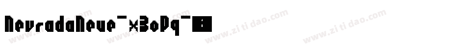 NevradaNeue-x3oPq字体转换