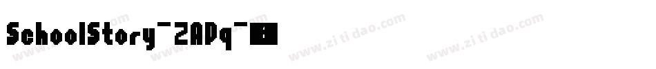 SchoolStory-ZAPq字体转换