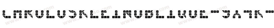 CaroluskleinOblique-9X4K字体转换