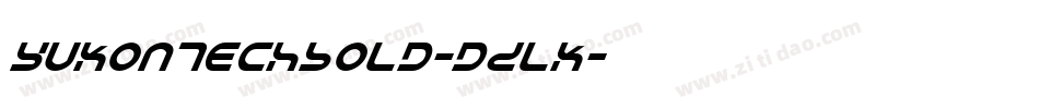 YukonTechBold-dDlK字体转换 YukonTechBold-dDlK字体转换