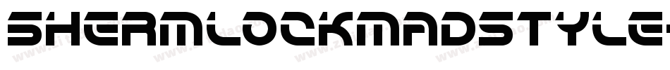 Shermlockmadstyle-Oq08字体转换