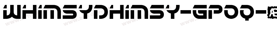 WhimsyDhimsy-GPOq字体转换