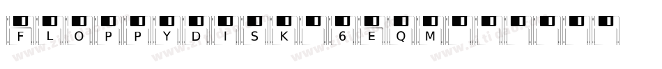 Floppydisk-6EqM字体转换