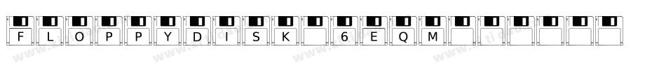 Floppydisk-6EqM字体转换