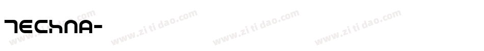 Techna字体转换