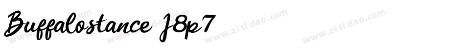Buffalostance-J8p7字体转换
