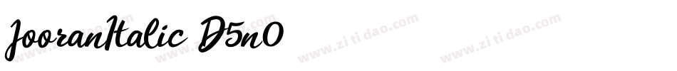 JooranItalic-D5n0字体转换