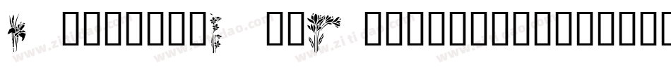 CfPlantsAndFlowersRegular-gvr1字体转换
