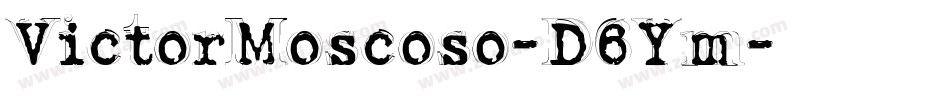 VictorMoscoso-D6Ym字体转换