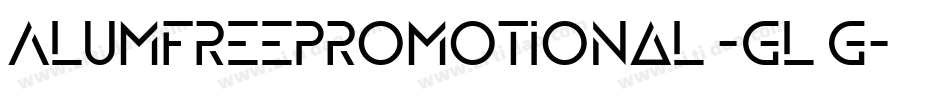 AlumFreePromotional2-Gl3G字体转换