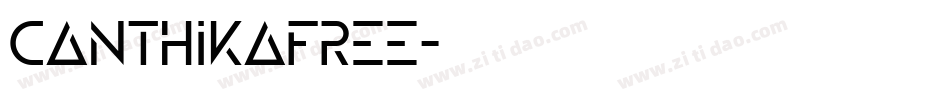CanthikaFree字体转换