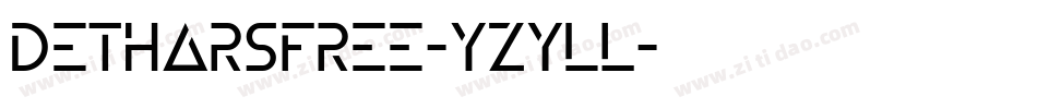 DetharsFree-YzylL字体转换
