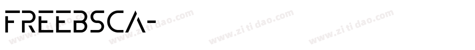 FREEBSCA字体转换