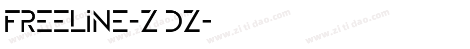 Freeline-Z5dZ字体转换