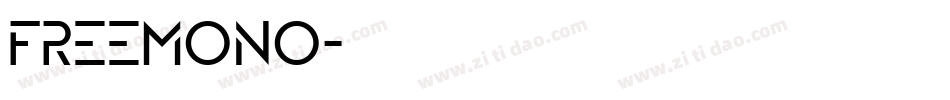 Freemono字体转换