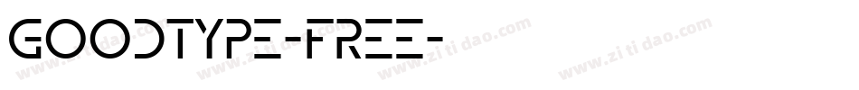 Goodtype-Free字体转换
