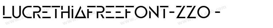 LucrethiaFreeFont-zZo0字体转换