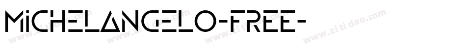 Michelangelo-FREE字体转换