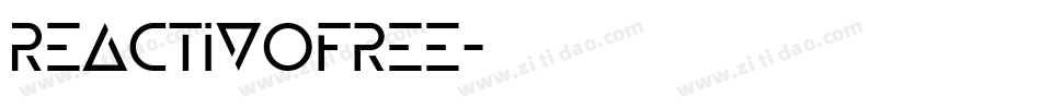 ReactivoFree字体转换
