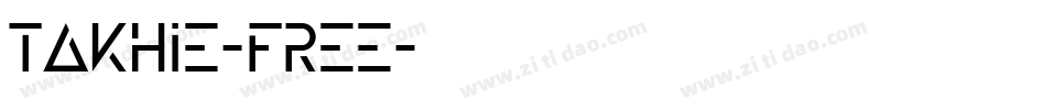 Takhie-Free字体转换