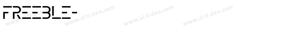 freeble字体转换