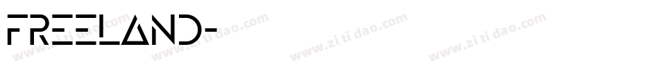 freeland字体转换