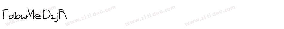 FollowMe-DzjR字体转换