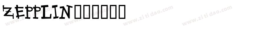 ZEPPLIN字体转换