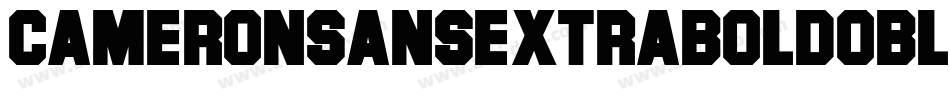 Cameronsansextraboldoblique-rK0A字体转换