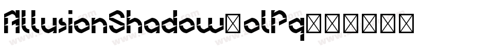 AllusionShadow-olPq字体转换