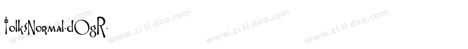 FolksNormal-dOgR字体转换