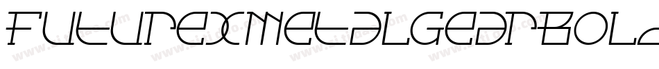 FuturexMetalGearBold-RgE字体转换