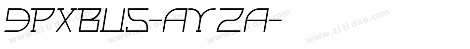 9Pxbus-aYZa字体转换