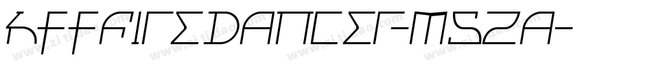 HffFireDancer-m5Za字体转换