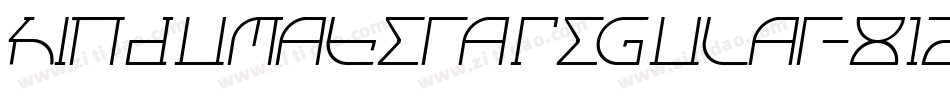 HinduMateraRegular-81ZA字体转换