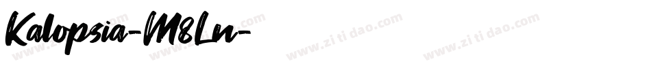 Kalopsia-M8Ln字体转换