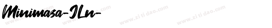 Minimasa-JLn字体转换