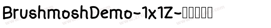 BrushmoshDemo-1x1Z字体转换