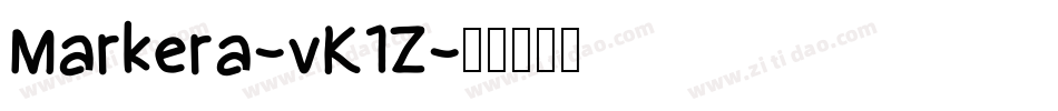 Markera-vK1Z字体转换 Markera-vK1Z字体转换
