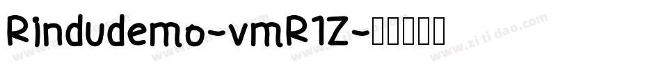 Rindudemo-vmR1Z字体转换