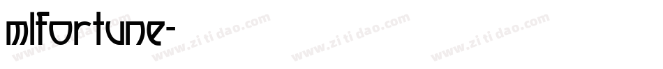 mlfortune字体转换