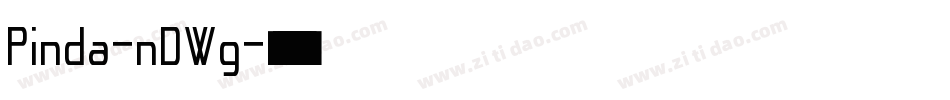 Pinda-nDWg字体转换