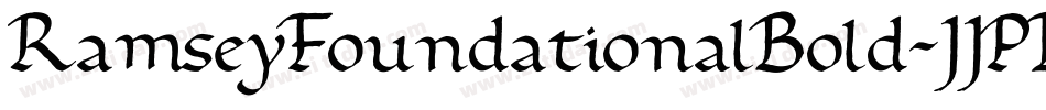 RamseyFoundationalBold-JJPE字体转换