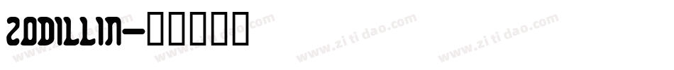 ZODILLIN字体转换