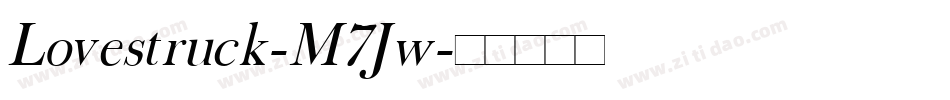 Lovestruck-M7Jw字体转换
