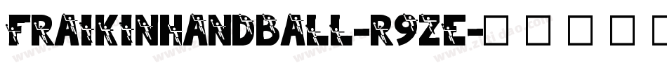 FraikinHandball-R9zE字体转换