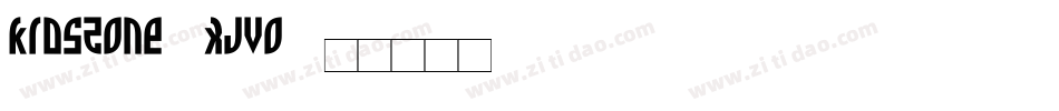 KidsZone-Xjvo字体转换